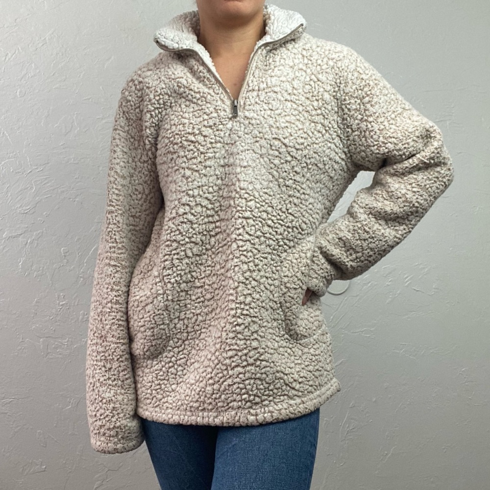 CM3 Outfitters Teddy sweater size Large fits like M/L imo